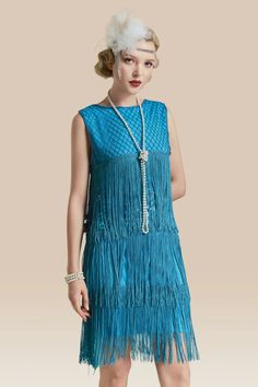 Pick the best 20s outfits you can ever get. With huge collections of great gatsby dresses of retro style, BABEYOND has more than the unique women's 1920s dresses on trend you are looking for. Free standard shipping on all orders and 14-day unconditional return. Gatsby Dresses, Gatsby Look, Gatsby Wedding Theme, Gatsby Costume, Great Gatsby Dresses, 1920s Dresses, Fringe Flapper Dress, Gatsby Dress, 1920s Flapper Dress