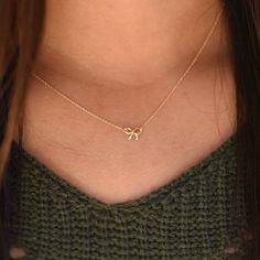 14k Gold Bow Necklace In Adjustable Chain. Chain Adjusts To 16” 17” And 18”. Bow Charm Measures 8mm X 6mm. Bow Necklace Gold, Minimalist Necklaces, Golden Bow, Bow Charm, Tiny Bow, Bow Necklace, Minimalist Necklace, Womens Jewelry Necklace, Dream Life