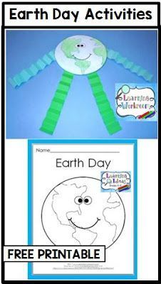 earth day activities for kids to learn about the planet and how it is made with paper