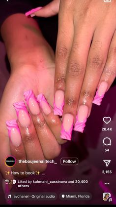 Pink Acrylic, Pink Acrylics, Pink Acrylic Nails, Acrylic Nails, Nails, The Originals, Pink