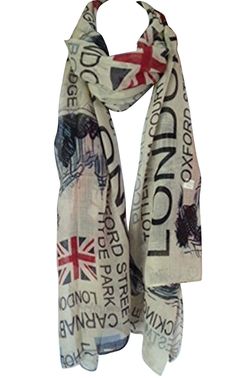 PRICES MAY VARY. Lightweight women Union Jack viscose scarf London Attractions Printed Product dimension: 100% Viscose Oversized, wrap it in Multiple Style Size: L180cm, W100cm Machine washable Three Oaks Union Jack Scarf London Souvenir Gift Soft and Oversize Fashion Scarf Beige London Souvenirs Gift, London Souvenirs, Big Scarf, London Attractions, Fashion Scarf, Oversized Scarf, Oversize Fashion, Union Jack, Dream Clothes