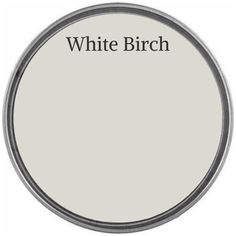 white birch paint in a tin