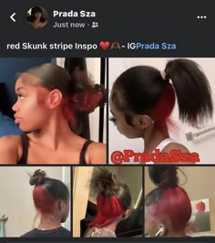 Hair Dyed, Girl Hair Colors, Sleek Ponytail Hairstyles, Cute Hair Colors