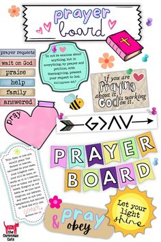 Prayer Board Kit, Prayer Board Printable, Printable Vision Board, Prayer Board Headers & Envelopes, Prayer Board Starter Kit, Prayer Board Kids Prayer Board Ideas, What Is A Prayer Board, Prayer Ministry Ideas, Prayer Bulletin Board Ideas, Prayer Board Party Ideas, Prayer Request Board