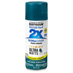 Hardware store usa |  PT2X12OZ Teal Mat Paint | 331185 | RUST-OLEUM Matte Spray Paint, Blue Spray Paint, Navy Paint, Amazing Birds, Flat Interior, Mineral Spirits, Rust Oleum, Paint Primer, Container Size