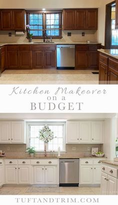 kitchen makeover on a budget before and after