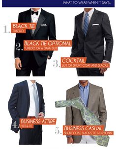 Fashion in Infographics Queer Characters, Mens Closet, Cocktail Business, Suit Guide, Black Tie Optional, Dark Suit, Mens Attire, Dapper Gentleman, Tuxedo Dress