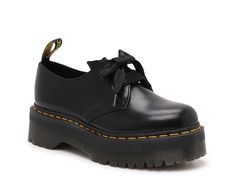 Dr. Martens Holly Platform Oxford - Women's Holly Doc Martens, Dr Martens Holly Outfit, Cute Doc Martens, Black Platform Shoes Outfit, Oxford Doc Martens Outfit, Dr Martens Holly Platform, Dr Martens Holly, Doc Marten Shoes, Doc Martens Shoes