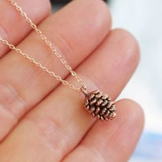 * Material -> Alloy My Bundle Deal! { Get 15% Off W/ 3+ Items } ->Plus, Receive A Free Gift >>Offer Friendly Closet<< >{ All Fair Values Accepted }< Complimentary Gift Wrap! >>>{ Valid On All Jewelry Items }<<< Pine Cone Necklace, Rose Gold Necklaces, Pink Gold Necklace, قلادات متدلية, Pinecone Necklace, Forest Necklace, Mother Necklace Personalized, Tiny Necklace, Pine Nut