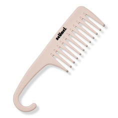 Prep Shower Comb -  Gently detangle hair in or out of the shower with snag-free ease using the Scunci Prep Shower Comb. Perfect for the even application of hair treatments.    Features     Evenly apply conditioners, masks, and oils Ideal for thick, coarse, or extra-curly hair   - Prep Shower Comb Shower Tools, Detangle Hair, Shower Hair, Stylist Tips, Dyson Airwrap, Gift Wishlist, Styling Comb, Curly Hair Routine, Hair Treatments