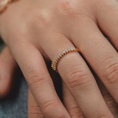 Adjustable Round Rose Gold Elegant Zircon Geometric Stackable Ring The Colourful Aura Special Gift For Girlfriend, Boho Geometric, Geometric Ring, Zircon Ring, Rose Gold Band, Elegant Ring, Stackable Rings, Gold Style, Engagement Gifts