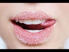 Please watch: "Get Fair Skin In Just 10 minutes | Face Mask To Get Fair, Spotless, Glowing Skin" https://www.youtube.com/watch?v=MqZkXNcPwfY --~--lighten dar... Diy Lip Scrub, Natural Lip Scrub, Lip Scrub Recipe, Lip Balm Stick, Lip Scrub Diy, Lip Scrubs, Sugar Lip Scrub, Diy Lips, Sugar Lips