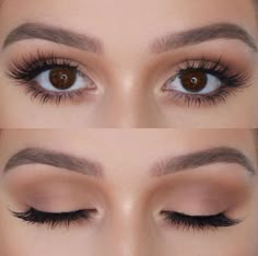 Mat Makeup, Natural Summer Makeup, Neutral Eye Makeup, Bentuk Alis, Wedding Hairstyles And Makeup, Video Makeup, Makeup Tip, Beautiful Eyelashes