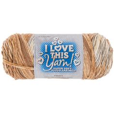 yarn ball with the words i love this yarn