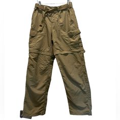 Rei Convertible Cargo Pants Zip Off Shorts New Without Tags Size 8 Petite Convertible Pants, Military Cargo Style Bottoms For Outdoor, Military Cargo Pants For Hiking, Relaxed Fit Military Cargo Bottoms, Military Cargo Pants With Belt Loops For Outdoor, Military Cargo Pants With Functional Pockets For Hiking, Cargo Pants, Convertible, Pant Jumpsuit