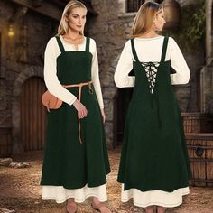 Silhouette:Sheath / Column; Hemline / Train:Ankle Length; Season:All Seasons; Sleeve Length:Long Sleeve; Look After Me:Hand wash; Gender:Women's; What's in the box:Dress,Apron; Types:OverDress,Tunic Dress; Holiday:Halloween,Carnival; Style:Retro Vintage,Medieval,Renaissance; Elasticity:Inelastic; Occasion:LARP,Ren Faire; Material:Polyester; Age Group:Adults'; Characters:Viking; Cosplay Works:Valhalla; Neckline:V Neck; Special Size:Normal; Listing Date:05/23/2024; Clothing Length:; Bust:; Hip:; Sleeve Length:; Waist: Medieval Overdress, Viking Apron, Viking Cosplay, Box Dress, Dress Apron, Carnival Halloween, Holiday Halloween, Dress 2024, Armors