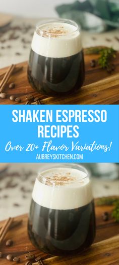 Shaken espresso recipe in a cup surrounded by coffee beans. Starbucks Iced Shaken Espresso Drinks, Shaken Espresso Recipe, Iced Shaken Espresso, Brown Sugar Oatmilk Shaken Espresso, Healthy Cake Pops, Espresso Recipe, Copycat Starbucks Drinks, Shaken Espresso, Alternative Sweeteners