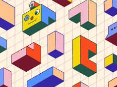 an image of colorful blocks and shapes