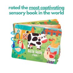 three books with farm animals on them