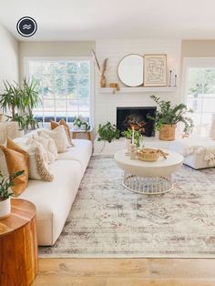 the living room is clean and ready for guests to use it as a focal point