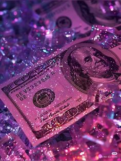 Money Background Aesthetic Black, Crucifix Tattoo, Dollars Money Wallpaper, Purple Rocks, Wealthy Mindset, Crystals Purple, Money Background, Sunflower Shorts, Pink Glitter Wallpaper