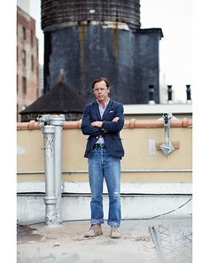 Andy Spade, Co-Founder of Partners & Spade **What are they: ** Levi's 501s. They are vintage from the 1960ss.  Classic fit. **How long have you had them: ** 10 years I think. I believe I found them in 2004. Why are they your go-to: They are timeless. Not trendy and built to last. I hate skinny jeans. Best memory in these jeans: Almost all my great memories are in jeans. BMX racing as a kid. Skateboarding in empty pools. Traveling cross country with friends. Pro tip: If your looking for a new ... Levis 501 Outfit Street Style, Levis 501 Outfit, Americana Fashion Men, Preppy Stuff, Smart Casual Men