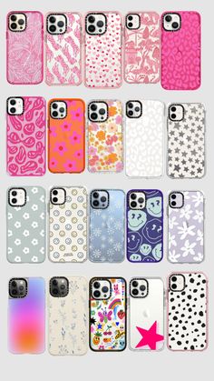 many different colored cases are arranged in the same pattern and sizes, including one for samsung s6