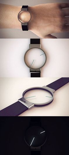 The title minimal really suits this concept design that an unknown designer by the name of Roderick (from Malta) submitted to Tokyoflash. Concept Watch, Transparent Watch, Minimal Watch, Minimalist Watch, Kinds Of Shoes, Fancy Pants, Skagen