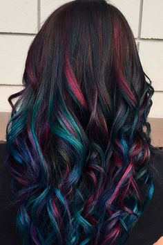 Hairstyles Colour, Dyed Tips, Hair Dye Tips, Rainbow Hair Color, Hair Color Crazy, Hair Color Purple, Trendy Hair Color, Hair Color Blue, Trendy Hair