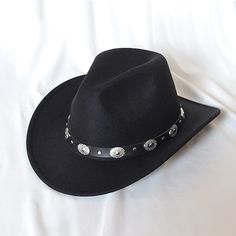 Category:Hats; Embellishment:Metallic Buckle; Gender:Women's; Quantity:1PC; Occasion:Holiday,Wedding; Material:Polyester / Cotton Blend; Front page:WE; Shipping Weight:0.2; Listing Date:08/19/2024 Cheap Party, Wedding Party Accessories, Chapeau Cowboy, Western Cowboy Hats, Holiday Wedding, Cowboy Hat, Western Cowboy, Party Hats, Cowboy Hats