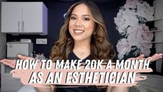 Solo Esthetician Business Plan, Successful Esthetician, Esthetician Must Haves, Mua Room, Esthetician Job, Esthetician Office, Iv Hydration Business, Esthetics School, 20k A Month