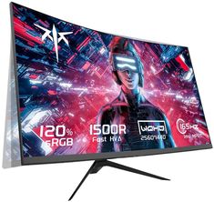 #ad 27" LED Flat Screen Monitor, with Free Sync and G-Sync, 165Hz/165 FPS Display. Curved Monitor, Pc Monitor, Tech Support, Gaming Pc, Computer Monitor, Graphic Card