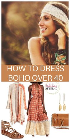 No question, boho is fun to wear, but how do you style it without looking like you’re stuck in the ’70s? Here’s how to dress boho style without looking like an old hippie. Boho Essentials Wardrobe, Hippy Dress Up, Californian Style Fashion, Bohemian Outfit For Women, Boho Woman Style, Boho Looks Summer, Classic Bohemian Style Outfits