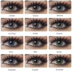 New Glam Yet Natural, Perfect For Your Day, Night, And Everything In Between. Huda Beauty Lashes, Cosmetic Contact Lenses, Eye Contact Lenses, Hazel Green, Eyelash Kit, Colored Contact Lenses, Glam Look, Magnetic Eyelashes