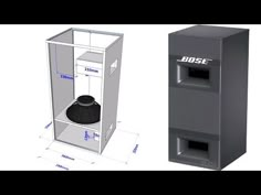 two different types of storage cabinets with measurements