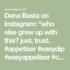 Dana Basta on Instagram: "who else grew up with this? 

just, trust. 

#appetizer #easydip #easyappetizer #chilicheesedip #chilidip #chicagodip ?? #foodieinfluencer #nashvillecontentcreator #nashvilleinfluencer #nashvillefoodblogger #footballappetizers" Football Appetizers, Chili Cheese Dips, Chili Dip, Easy Dips, Appetizers Easy, Food Blogger, Growing Up, On Instagram