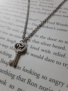 I love this little key necklace! It is beautiful and so unique! The chain can be made to any length, just let me know what size you would like. Feel free to ask any questions! Thanks so much for looking! Silver Pendant Necklace With Two Keys, Key Aesthetic, Elegant Key Pendant Necklace, Elegant Sterling Silver Key Necklace, Vintage Key Necklace, Key Necklace Vintage, Key Pendant Necklace, A Symbol, Skeleton Key