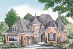 this is an artist's rendering of these european style homeplanstyles