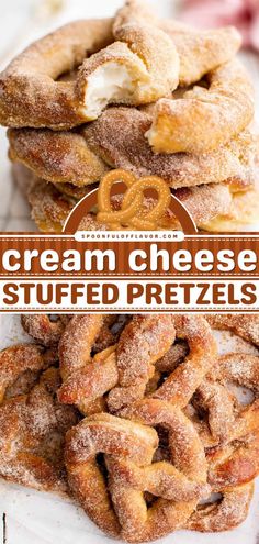 Cream Cheese Stuffed Pretzels, party food for a crowd, snack idea Disneyland Cream Cheese Pretzel, Cream Cheese Pretzels, Cream Cheese Stuffed Pretzels, Recipes That Use Cream Cheese, Cheese Stuffed Pretzels, Homemade Pretzels Recipe, Cheese Pretzels, Stuffed Pretzels, Sweet Cream Cheese Filling