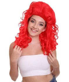 trolls delta dawn costume at DuckDuckGo Red Curly Wig, Wig Collection, Wig Curly, Long Curly Wig, Country Lifestyle, Curly Wig, Long Red