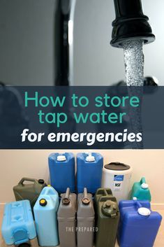 Water Storage Containers, Emergency Water, Survival Supplies, Survival Quotes, Survival Techniques