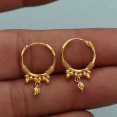 Earrings Handmade, Nepal, Small Gifts, Jewelry Inspiration, Gold Earrings, Bali, Handmade Jewelry