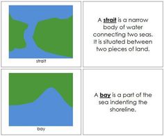 four different types of water and land with the words, how do you see it?