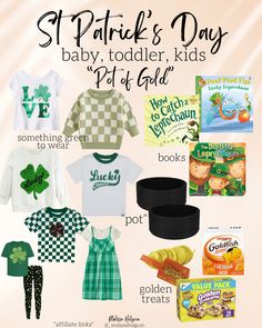 st patrick's day baby toddler kids gift guide