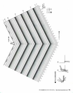 the diagram shows how many different lines are used to create an area that looks like it is