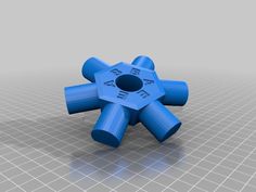 Geodesic Dome 4V Connector for 3/4" PVC pipe by Simhopp - Thingiverse K9 Thunder, Self Propelled Howitzer, 3d Templates, Kite Making, Dome Structure, Dubai Skyscraper