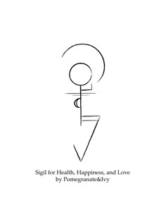 the cover of sigi for health, happiness and love by pomegranateky