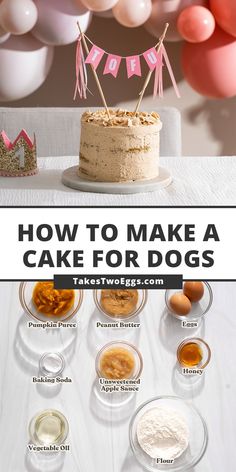 how to make a cake for dogs