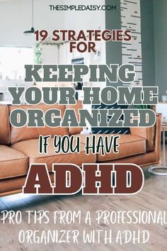 How to organize your house with ADHD. Use the following tips, tools, and tricks to set your home and family up for success and create a more ADHD-friendly home.If you have ADHD and you want your home to be supportive and functional, without the fuss of keeping up with high-maintenance organizing systems, this post is for you. Home Systems How To Organize, How To Organize Your House, Neurodivergent Home, Home Habits, Mental Health Facts, Organisation Hacks, Organize Your Home, High Maintenance, Organizing Systems