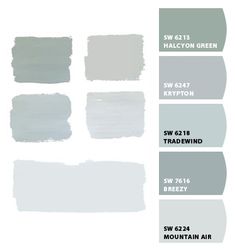 the different shades of gray paint